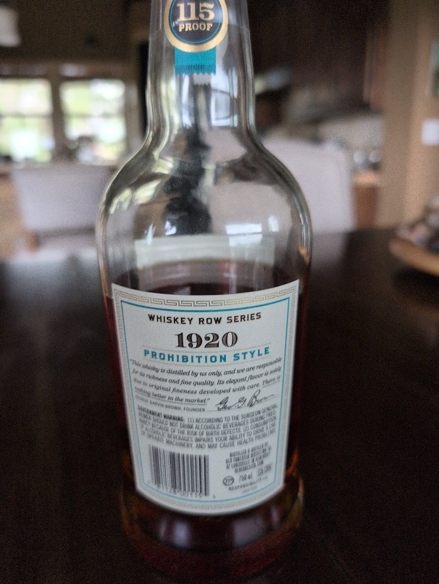 Old Forester 1920 Prohibition Style